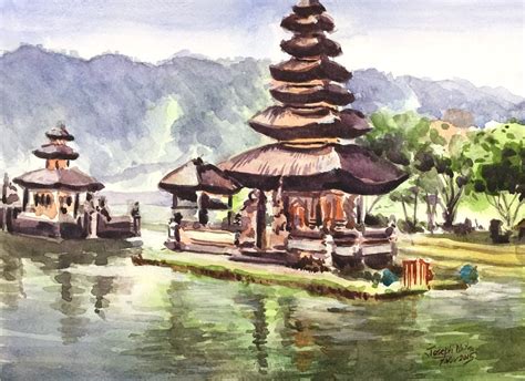  扎根於印尼藝術的精髓 - Zen and the Art of Watercolor Painting